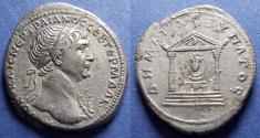 Ancient Coins - Arabia, Bostra, Trajan 98-117, Silver Tridrachm