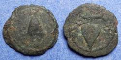 Ancient Coins - Judaea, Herod Archelaus 4BC-6AD, Bronze Prutah