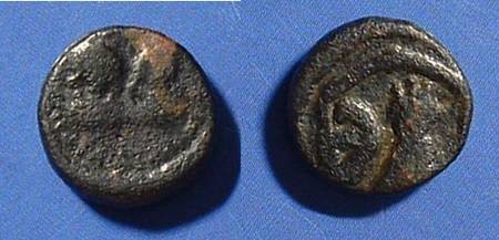 Ancient Coins - Justin I and Justinian I - joint rule 527 AD - Pentanummium of Antioch