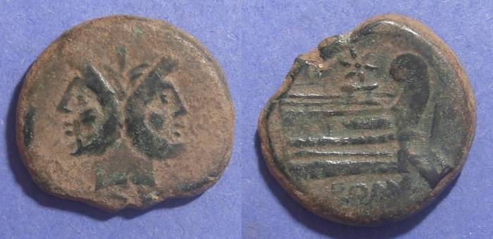 Ancient Coins - Roman Republic, Anonymous 169-158 BC, As