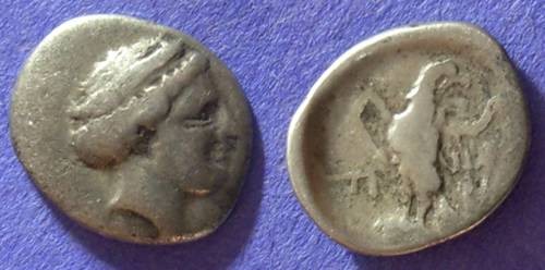 Ancient Coins - Olympia – Elis Hemidrachm Circa 320 BC