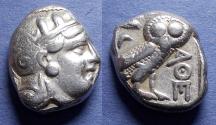 Ancient Coins - Attica, Athens 353-294 BC, Silver Tetradrachm