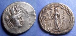 Ancient Coins - Phoenicia, Arados Struck 123/2 BC, Silver Tetradrachm