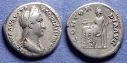 Ancient Coins - Roman Empire, Sabina 117-137, Silver Denarius