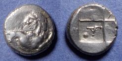 Ancient Coins - Thrace, Chersonessos 386-338 BC, Silver Hemidrachm