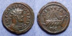 Ancient Coins - Romano-British Emperors, Allectus 293-6, Bronze Quinarius
