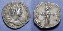 Ancient Coins - Roman Empire, Hadrian 117-138, Silver Denarius