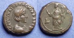 Ancient Coins - Roman Egypt, Herennia Etruscilla 249-251, Potin Tetradrachm
