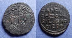 Ancient Coins - Byzantine Empire, Constantine VII and Zoe 913-959, Bronze Follis