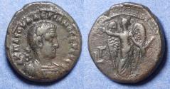 Ancient Coins - Roman Egypt, Valerian 253-260, Billon Tetradrachm