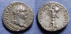 Ancient Coins - Roman Empire, Titus 79-81, Silver Denarius