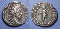 Ancient Coins - Roman Empire, Marcus Aurelius 161-180, Silver Denarius