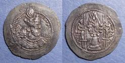 Ancient Coins - Sassanian Kingdom, Varhran V 420-438, Silver Drachm