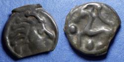 Ancient Coins - Celtic Gaul, Senones Circa 50 BC, Potin Unit