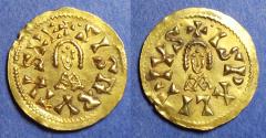 World Coins - Visigoths - Spain, Sisebut 612-621, Gold Tremissis