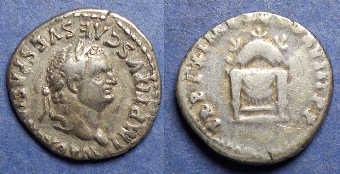 Roman Empire, Titus 79-81, Silver Denarius | Roman Imperial Coins