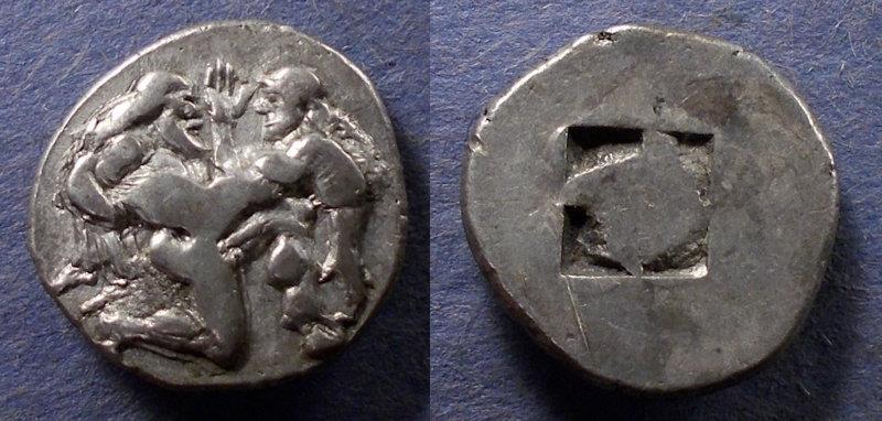 Ancient Coins - Islands off of Thrace, Thasos 480-463 BC, Stater