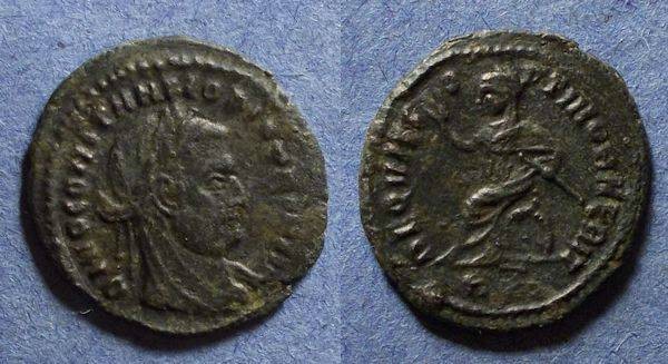 Ancient Coins - Roman Empire, Divo Constantius d. 306, Follis