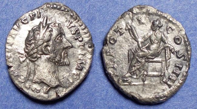 Roman Empire, Antoninus Pius 138-161, Silver Denarius | Roman Imperial ...