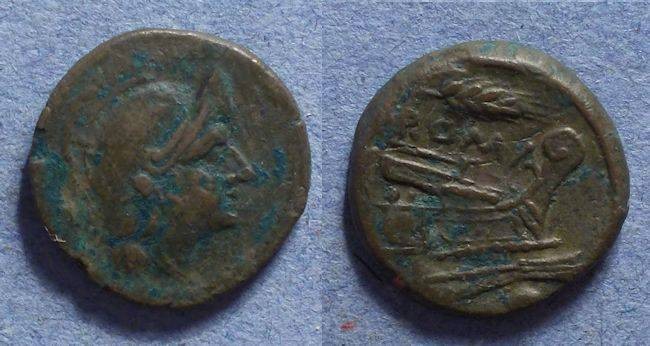 Ancient Coins - Roman Republic, Anonymous 214-212 BC, Uncia