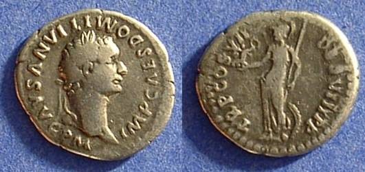 Ancient Coins - Domitian as Augustus 81-96AD Denarius 