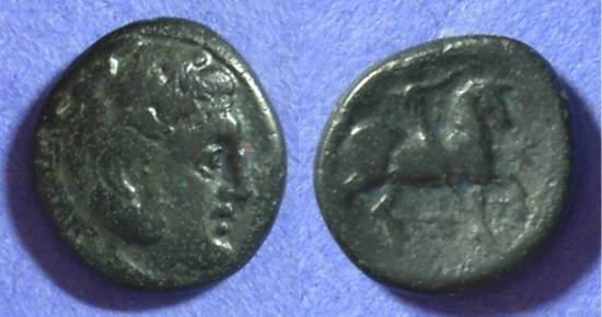 Ancient Coins - Macedonian Kingdom – Kassander 319-297BC AE18
