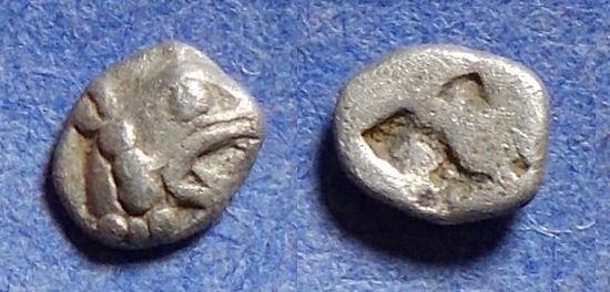 Ancient Coins - Ionia, Phokaia 521-478 BC, Tetartemorion