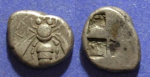 Ancient Coins - Ephesos, Ionia 500-420 BC, Drachm