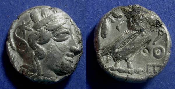 Ancient Coins - Athens, Attica 449-413 BC, Tetradrachm