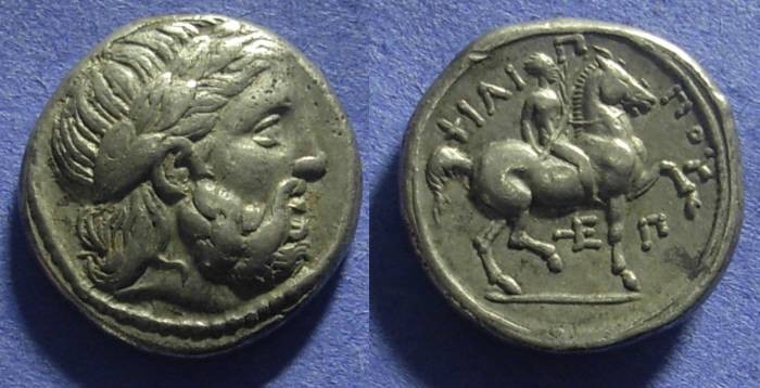 Ancient Coins - Macedonian Kingdom Philip II 359-336BC Tetradrachm