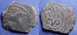World Coins - Chach,  650-750, Bronze AE22