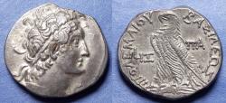 Ancient Coins - Egypt, Ptolemy X 101-88 BC, Silver Tetradrachm