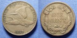 Us Coins - United States,  1858 Large letters, Copper-Nickel Flying Eagle Cent