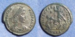 Ancient Coins - Roman Empire, Constantius II 337-361, Silvered bronze Centenianalis