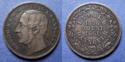 World Coins - Germany, Hannover, George V Struck 1861, Silver Comm. Medal