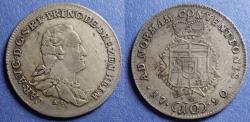 World Coins - Germany, Bretzenheim, Karl August 1790, Silver 10 Kreuzer
