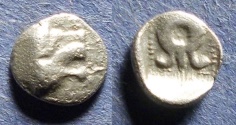 Ancient Coins - Lycia, Uncertain dynast Circa 350 BC, Hemiobol