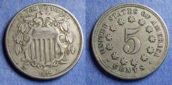 Us Coins - United States,  1867,  Shield Nickel