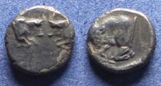 Ancient Coins - Caria, Uncertain mint Circa 450 BC, Hemiobol