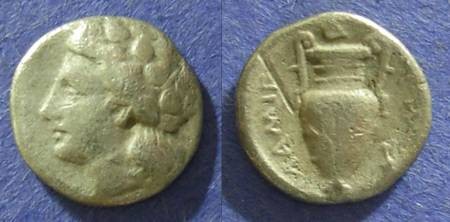 Ancient Coins - Lamia, Thessaly 400-344 BC, Hemidrachm