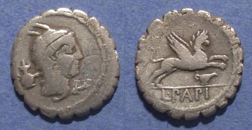Ancient Coins - Roman Republic, L Papius 79 BC, Denarius