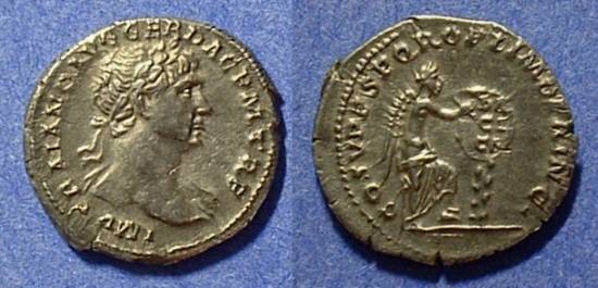 Ancient Coins - Trajan 98-117 AD Denarius with Dacia reverse