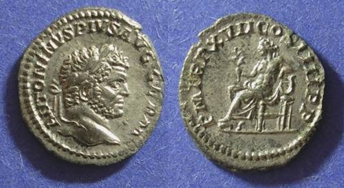 Ancient Coins - Roman Empire – Caracalla 198-217AD Denarius