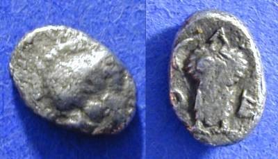 Ancient Coins - Athens - Hemiobol - 393-330 BC