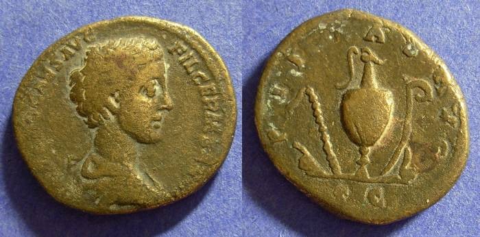 Ancient Coins - Commodus (as Caesar) 175-176AD - Aes