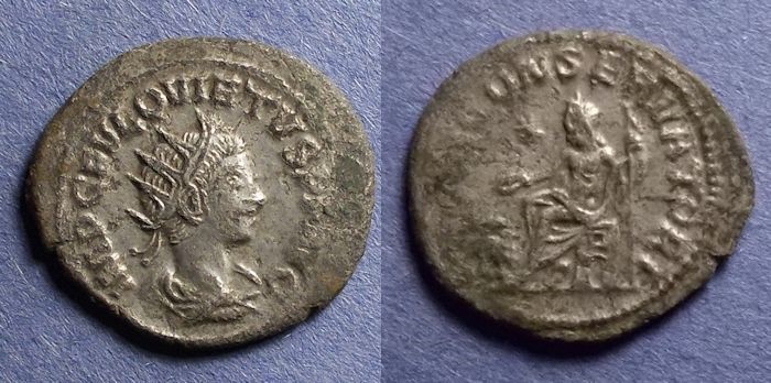 Ancient Coins - Roman Empire, Quietus 260-1, Antoninianus