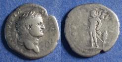 Ancient Coins - Roman Empire, Titus (as Caesar) 69-81, Silver Denarius