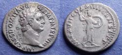 Ancient Coins - Roman Empire, Domitian 81-96, Silver Denarius