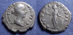 Ancient Coins - Roman Empire, Faustina Jr 147-175, Silver Denarius