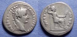 Ancient Coins - Roman Empire, Tiberius 14-37, Silver Denarius